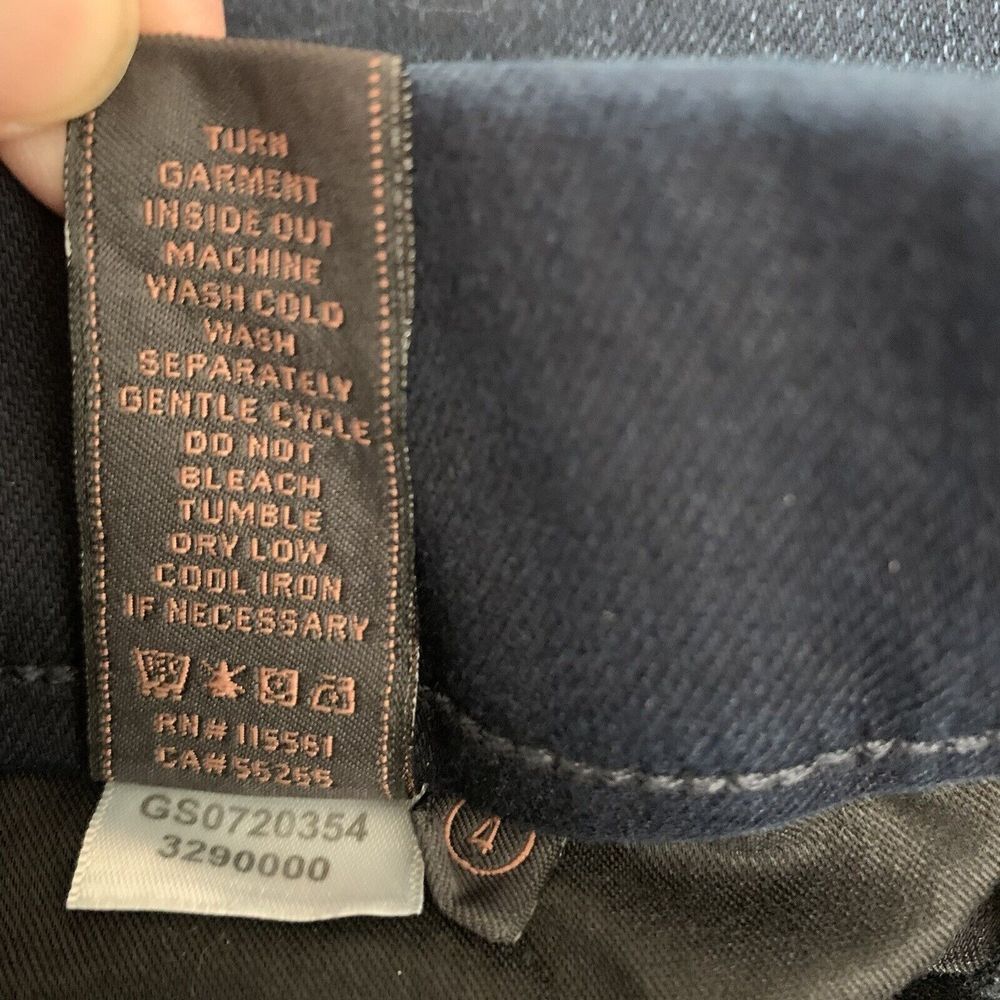 Jen7 by 7 for All‎ Mankind Comfort Skinny Jeans Size 4 Dark Wash MSRP $99 - Picture 9 of 9
